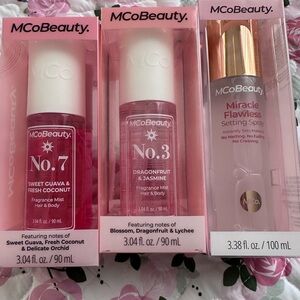 MCoBeauty Fragrance Mist and Setting Spray Collection -